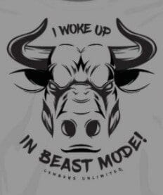 Moss Bros Kids T-Shirt Beast Mode - Heather Grey BOYS AP. SHIRT T - SHIRTMOSS BROTHERS INC