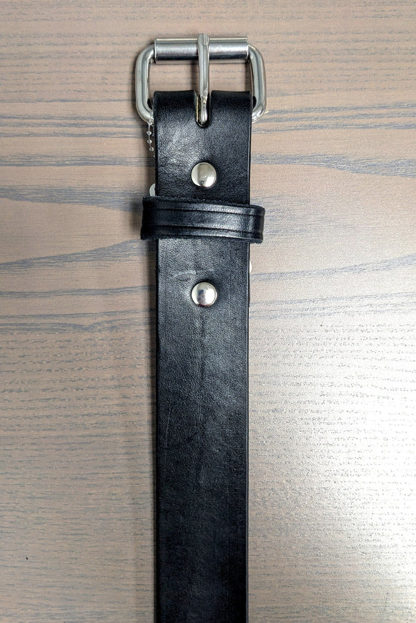 P & B Harness Shop - Super Duty Black Leather Belt - Extended Sizes