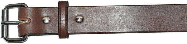 P&B Harness LLC Super Duty 1 1/2" Belt - Brown ACC.LEATHER BELT MENSP & B HARNESS SHOP