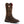 Load image into Gallery viewer, brown cowboy boot with white and orange embroidery
