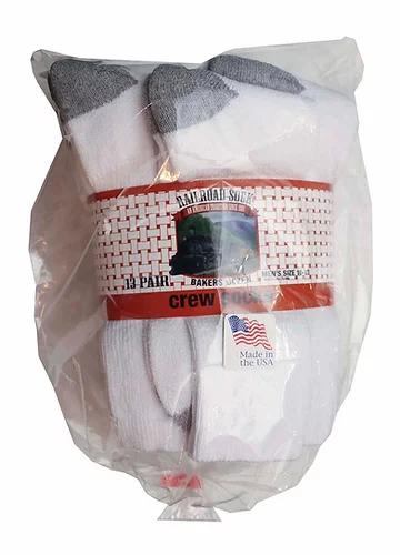 package of white long socks