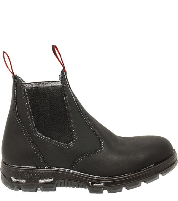 Redback Men's - 6" Easy Escape Pull On EH - Round Soft Toe MENS BOOTLACE UNIFORM NON - SFYREDBACK BOOT COMPANY