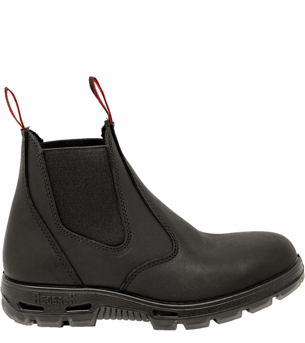 Redback Men's - 6" Easy Escape Pull On EH - Round Steel Toe MENS BOOTLACE STEEL - TOEREDBACK BOOT COMPANY