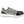 Load image into Gallery viewer, side of shoe with black toe and grey foot with vent holes and white sole
