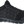 Load image into Gallery viewer, side of black shoe with vents over toes, triangle pattern on side, black sole
