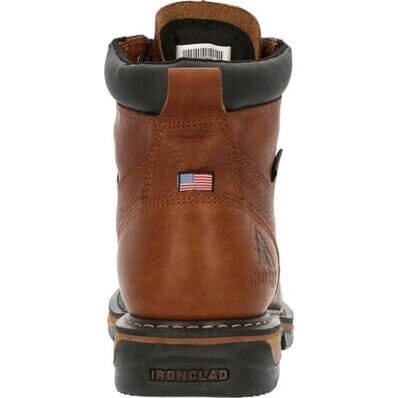 Rocky Men's - 6" Ironclad Waterproof Work Boots - Round Soft Toe