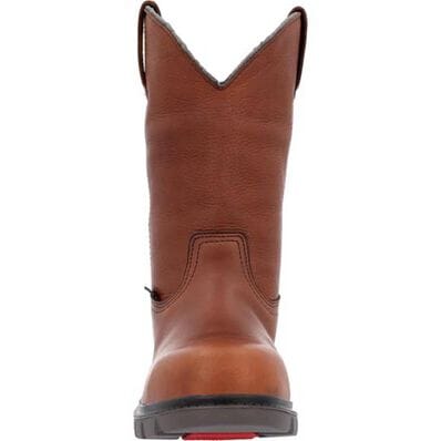 Rocky Men's - 11" WorkSmart Waterproof Pull - On Work Boot - Composite Toe MENS BOOTWATRPROOFSAFETYROCKY SHOES & BOOTS INC