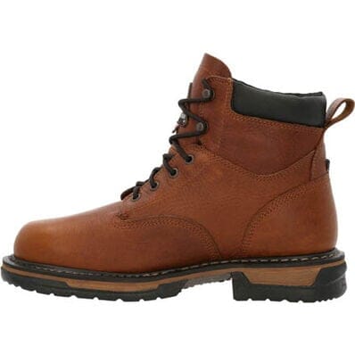 Rocky Men's - 6" Ironclad Waterproof Work Boots - Round Soft Toe MENS LACEWATERPRF NON - SAFETYROCKY SHOES & BOOTS INC