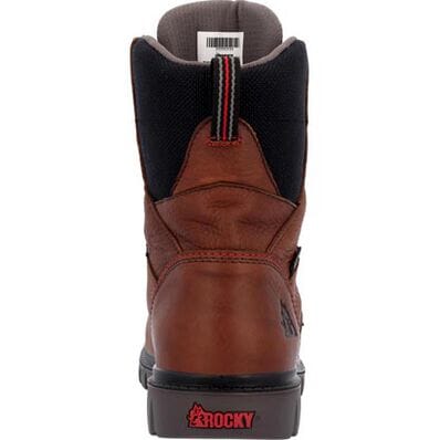 Rocky Men's - 8" WorkSmart Waterproof Work Boot - Composite Toe MENS LACEWATRPROOFSAFETY TOEROCKY SHOES & BOOTS INC