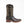 Load image into Gallery viewer, side of dark brown cowboy boot with alligator skin vamp and yellow, white, and brown embroidery on shaft

