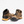 Load image into Gallery viewer, pair of mens light brown logger boot with yellow and black soles. Black toe, heel, and laces.
