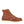 Load image into Gallery viewer, brown/red mid-rise boot with yellow and brown laces and white sole
