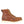 Load image into Gallery viewer, side of tan moccasin style boot with yellow and brown laces and white sole
