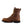 Load image into Gallery viewer, mens brown logger boot with black soles white stitching, left side view
