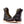 Load image into Gallery viewer, alternating pair of dark brown high top moccasin style boots with yellow and brown laces and white wedge soles
