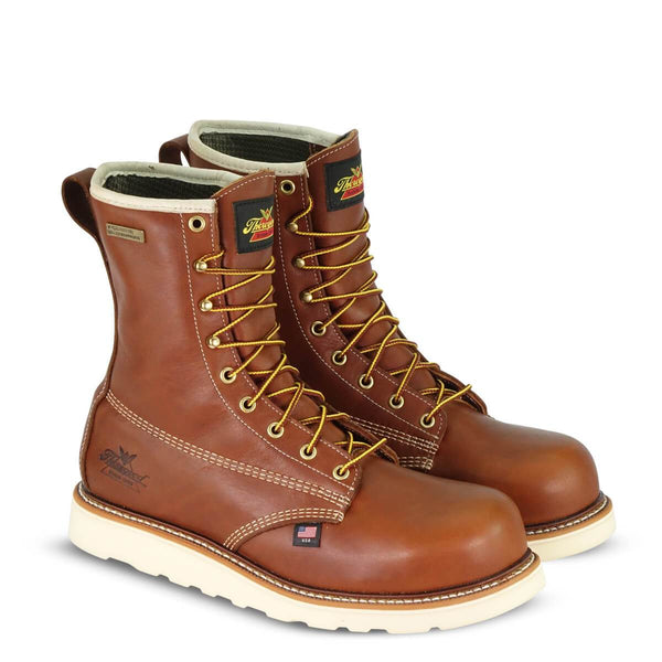 Thorogood Men's - 8" American Heritage Lace Up Waterproof - Composite Toe MENS LACEWATRPROOFSAFETY TOEWEINBRENNER SHOE CO. INC