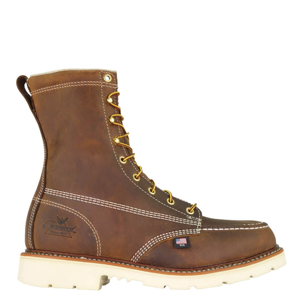 Thorogood Men’s 8” American Heritage Moc Toe – Round Steel Toe MENS BOOTLACE STEEL-TOEWEINBRENNER SHOE CO. INC