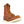 Load image into Gallery viewer, mens brown logger boot with white interior, sticthing, and sole. Black thorogood logo stamped on heel with gold/red laces. zoomed in front view
