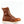 Load image into Gallery viewer, right side view of mens brown logger boot with white interior, stitching, and sole, and brown/gold laces. Black thorogood logo stamped on heel.
