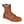 Load image into Gallery viewer, alternate side of tan brown high top moccasin style boots with yellow laces and white sole
