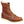 Load image into Gallery viewer, mens brown logger boot with white interior, sticthing, and sole. Black thorogood logo stamped on heel with gold/red laces. right corner view
