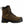 Load image into Gallery viewer, Side view of men&#39;s brown leather composite work boot. Black rubber toe, soles, and ankle cuff. Yellow Thorogood logo on tongue and outside ankle.
