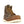 Load image into Gallery viewer, Front angled view of mens six inch brown logger boot with cream interior, sticthing, and sole. Thorogood logo stamped on heel with gold/red laces.
