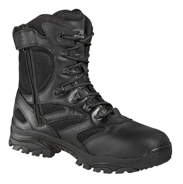 Thorogood Unisex 8” Waterproof Side Zip - Soft Toe MENS BOOTLACE UNIFORM NON-SFYWEINBRENNER SHOE CO. INC