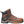 Load image into Gallery viewer, Mens brown workboot with tan sole and orange accents. Black heel with orange timberland logo
