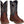 Load image into Gallery viewer, Mens dark brown boots with navy shaft and white embroidery

