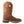 Load image into Gallery viewer, Mens brown cowboy boots with embroidered shaft with teardrop holes in them right view
