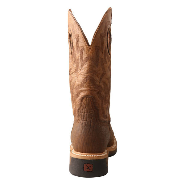 Twisted X Men's - 12" Waterproof Western Work Boot - Square Toe MENS WORKSQ T NON SAFETYWTRPTWISTED X BOOTS
