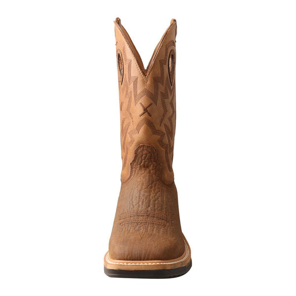Twisted X Men's - 12" Waterproof Western Work Boot - Square Toe MENS WORKSQ T NON SAFETYWTRPTWISTED X BOOTS