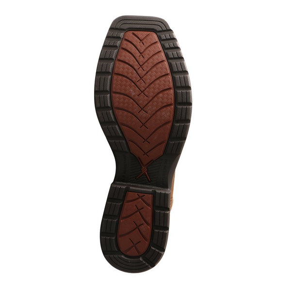 Twisted X Men's - 12" Waterproof Western Work Boot - Square Toe MENS WORKSQ T NON SAFETYWTRPTWISTED X BOOTS