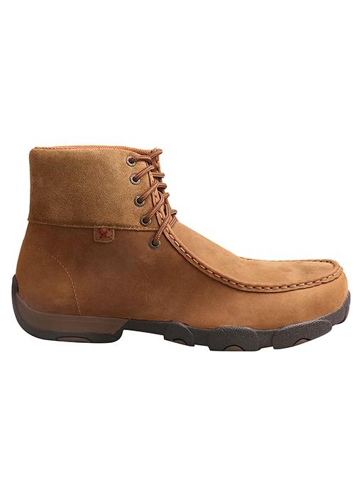 Twisted X Men's - 6" Chukka Driving Moc - Alloy toe MENS BOOTLACE COMPSAFETY TOETWISTED X BOOTS