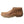 Load image into Gallery viewer, Brown Moc with Tan Soles and laced accents left view
