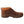 Load image into Gallery viewer, Mens Brown Letather shoe with orange patches and X logo right view

