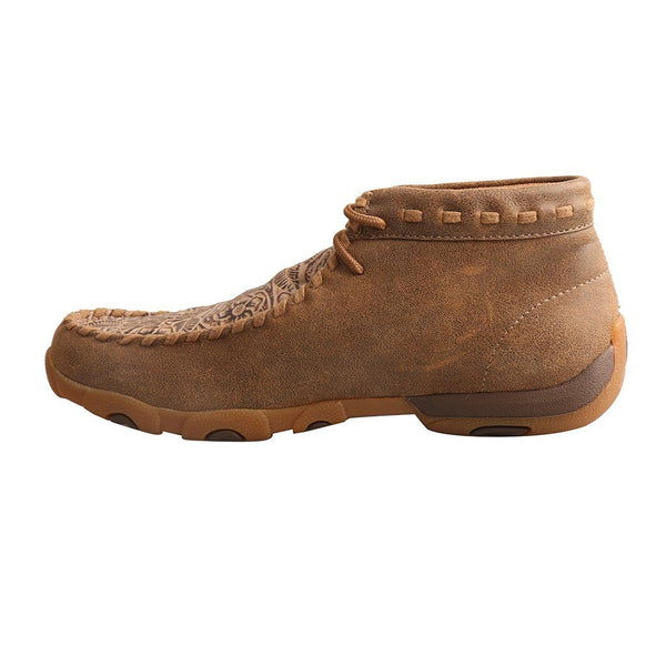 Twisted X Women's - 4" Tan Print Leather Moc Chukka WOMENS BOOT SHOE/MOCINTWISTED X BOOTS