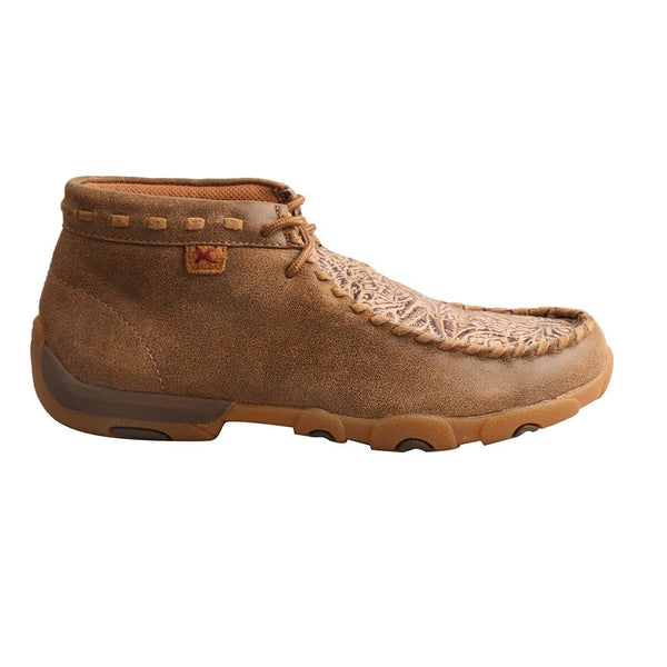 Twisted X Women's - 4" Tan Print Leather Moc Chukka WOMENS BOOT SHOE/MOCINTWISTED X BOOTS