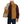 Load image into Gallery viewer, man holding tan Carhartt vest open over red long sleeve shirt
