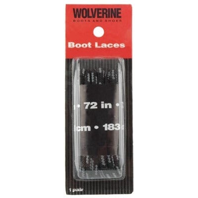 Wolverine 72" Nylon Boot Laces - Black ACC.BOOT LACESWOLVERINE WORLD WIDE, INC