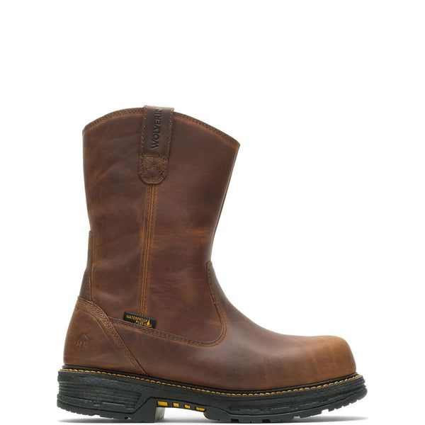 All Brown Boot with leather tag right view