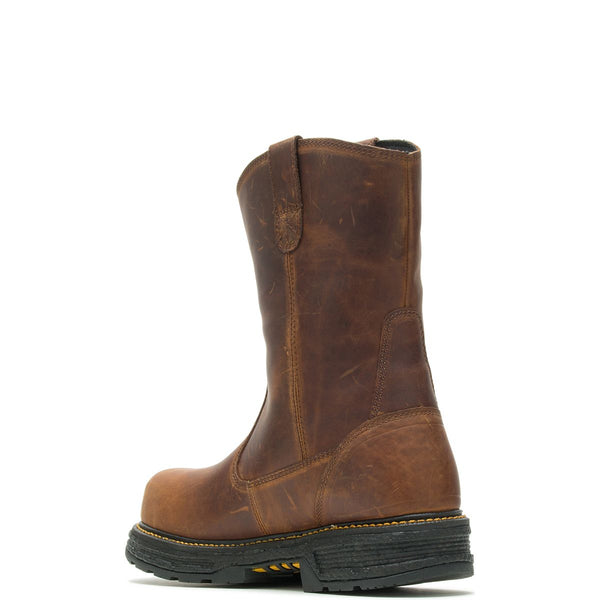 All Brown Boot with leather tag back left corner
