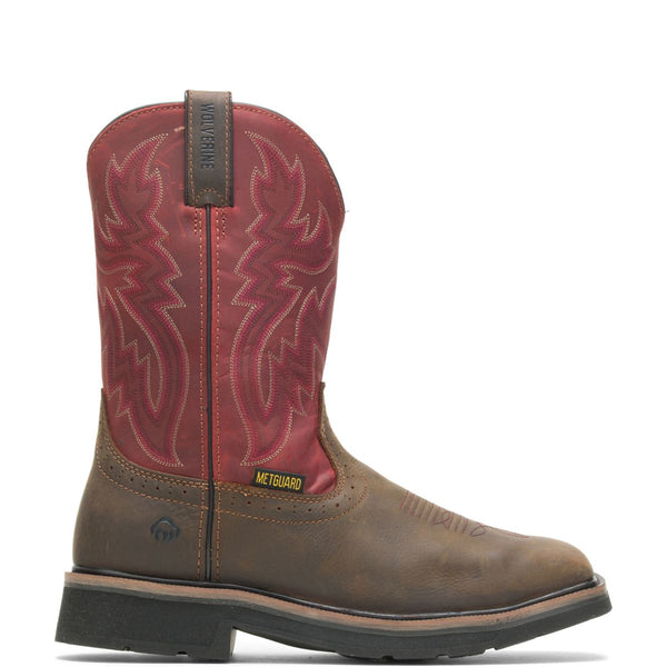Wolverine Men's - 10" EH/Waterproof Rancher - Met Guard/Steel Toe MENS BOOTWORK METGUARDWOLVERINE WORLD WIDE, INC
