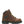 Load image into Gallery viewer, Brown Waterproof Plus Boots with yellow laces and trim and silver eyelets right view
