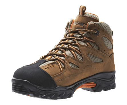 Wolverine Men's Durant Waterproof Hiker - Round Steel Toe MENS LACEWATRPROOFSAFETY TOEWOLVERINE WORLD WIDE, INC