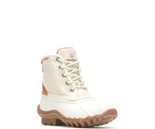 Wolverine Women’s - 6" Torrent Wool Duck Boot - Ivory WOMENS BOOT MISC.RUBBERWOLVERINE WORLD WIDE, INC