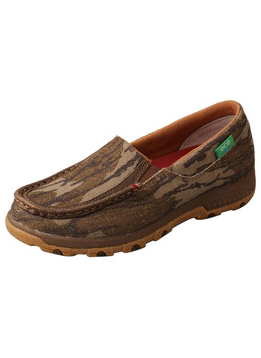 Women’s Mossy Oak Slip - On Driving Moc Eco WOMENS BOOT SHOE/MOCINTWISTED X BOOTS