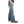 Load image into Gallery viewer, boy in navy shirt and big brown belt with faded jeans side view
