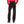 Load image into Gallery viewer, man in bright red solid shirt and black pants back view
